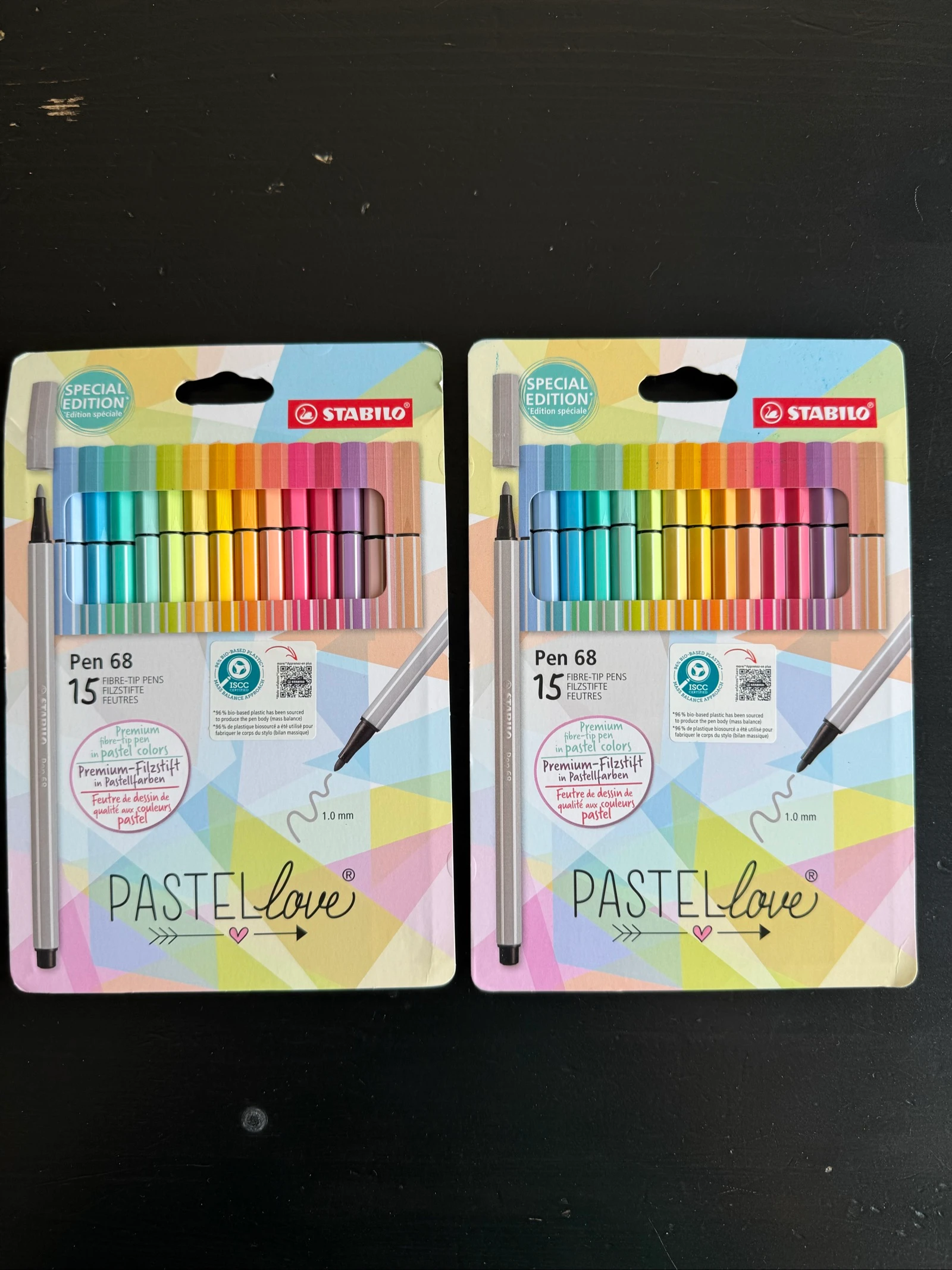 2 packs Feutre stabilo